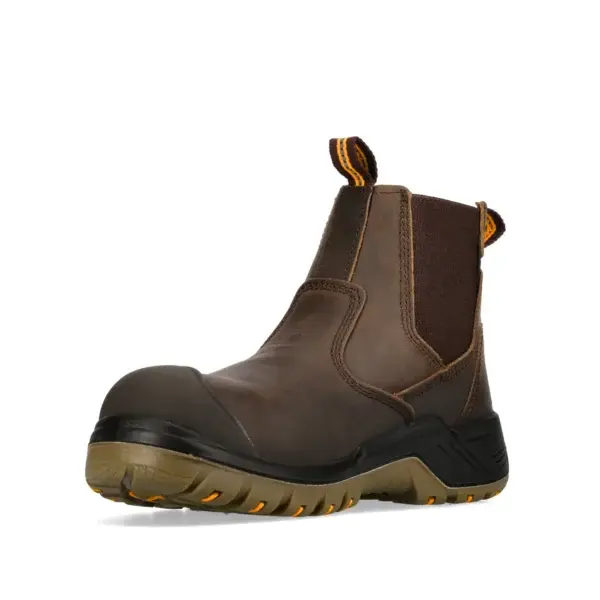 Rebel Crazy Horse Chelsea Brown - Boot from FTS Safety